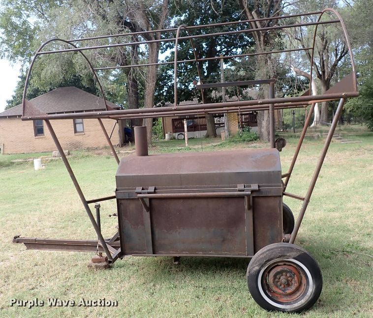 image for item DL7667 Shop built smoker trailer