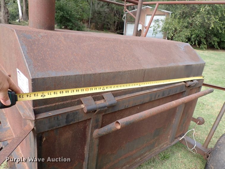 image for item DL7667 Shop built smoker trailer