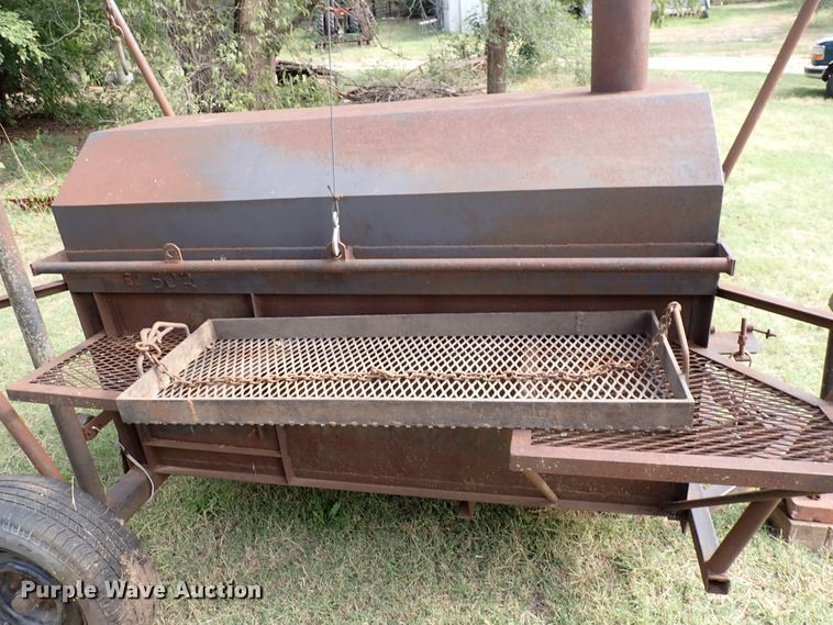 image for item DL7667 Shop built smoker trailer