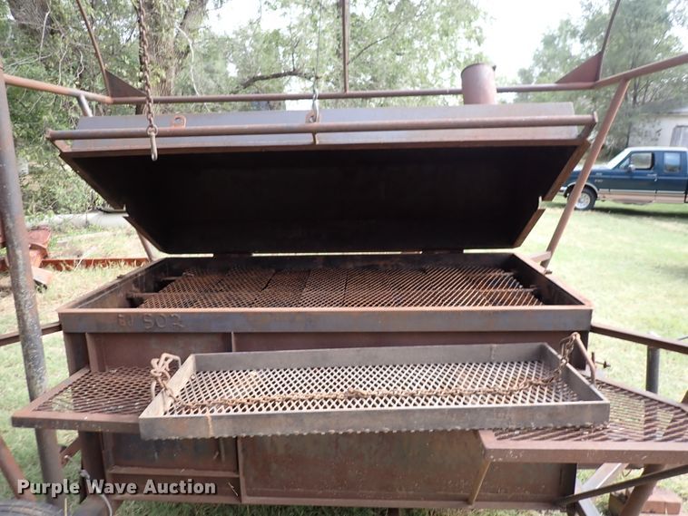 image for item DL7667 Shop built smoker trailer