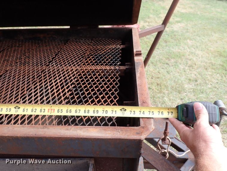 image for item DL7667 Shop built smoker trailer