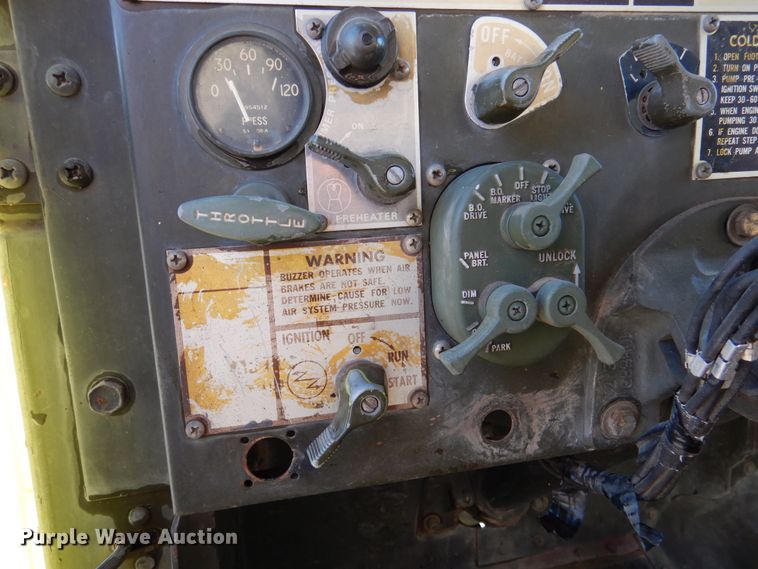 image for item DM6467 1969 Am General M810  brush fire truck