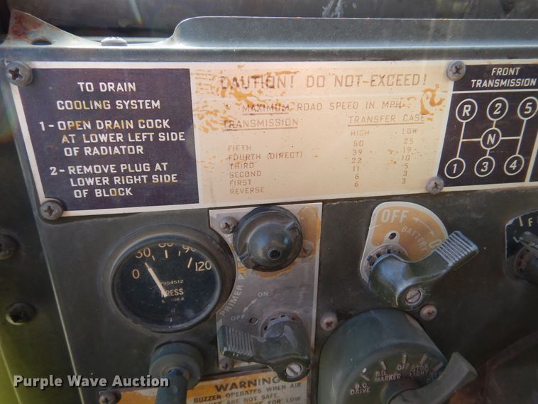 image for item DM6467 1969 Am General M810  brush fire truck