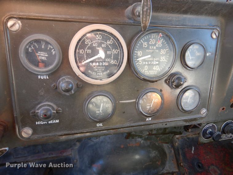 image for item DM6467 1969 Am General M810  brush fire truck