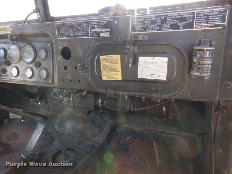 image for item DM6467 1969 Am General M810  brush fire truck