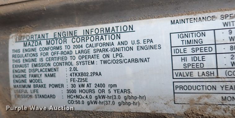 image for item DN2137 Yale GLP050RGEUAE084  forklift