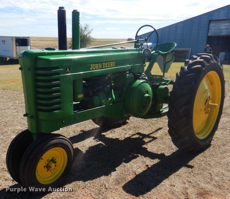 image for item EX9670 John Deere Model A  tractor