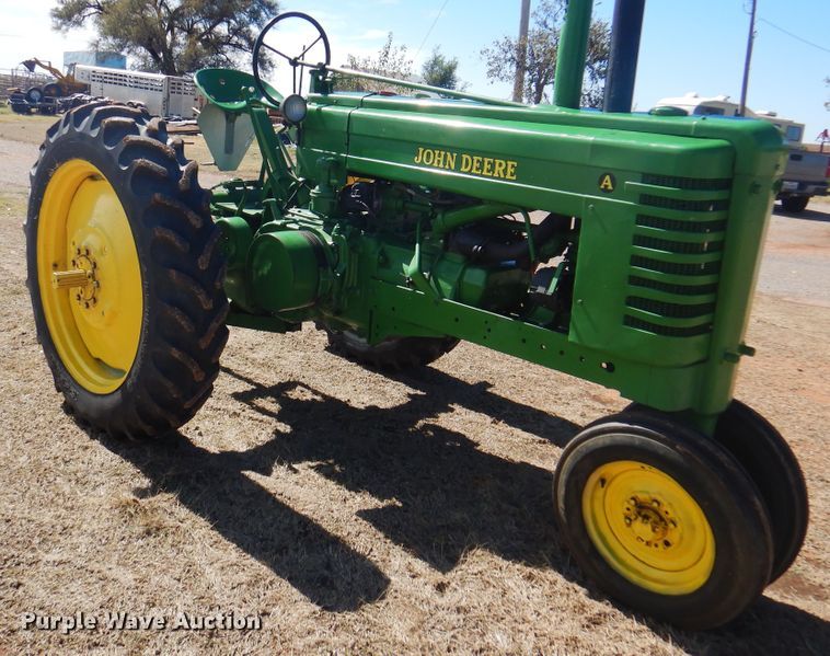 image for item EX9670 John Deere Model A  tractor