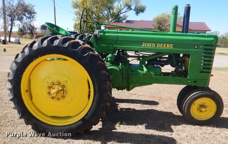 image for item EX9670 John Deere Model A  tractor