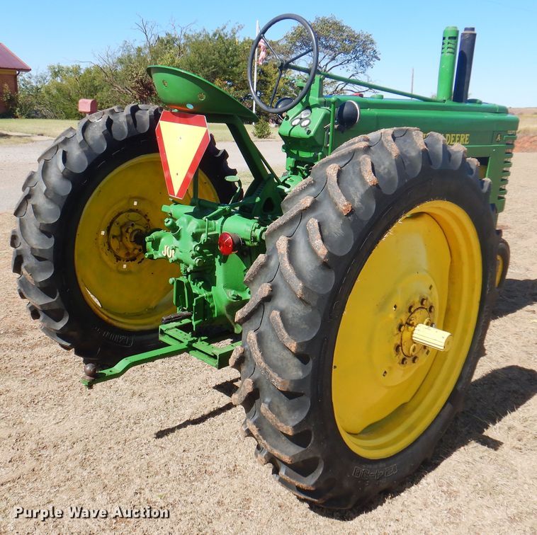 image for item EX9670 John Deere Model A  tractor
