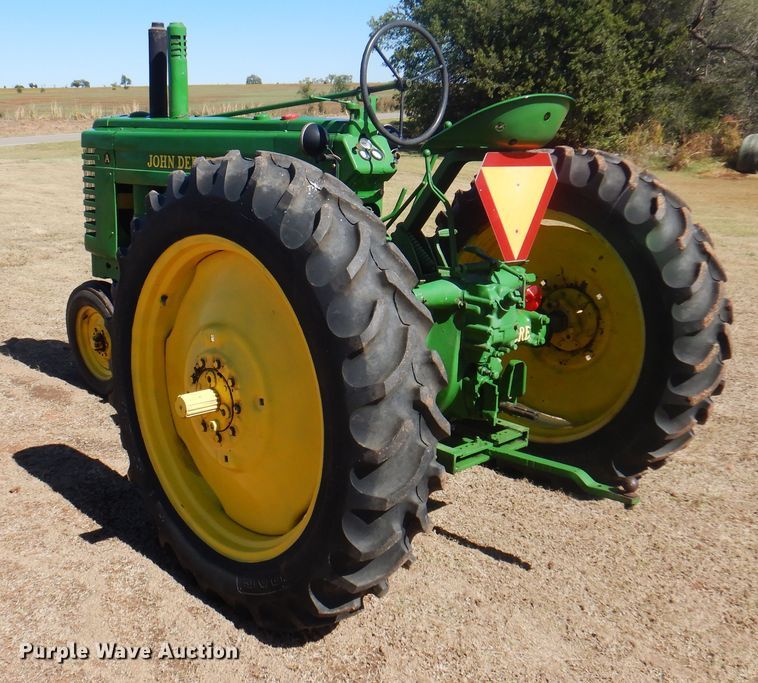 image for item EX9670 John Deere Model A  tractor