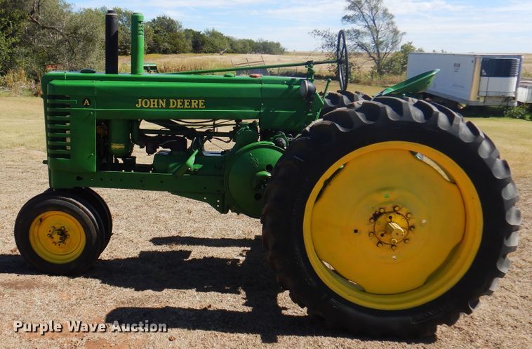 image for item EX9670 John Deere Model A  tractor