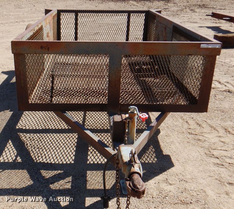 image for item EX9698 Shop built utility trailer