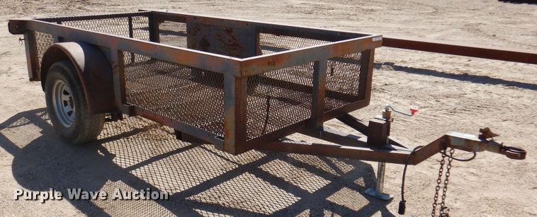 image for item EX9698 Shop built utility trailer