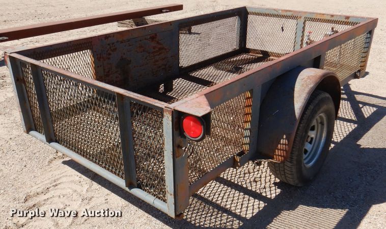 image for item EX9698 Shop built utility trailer