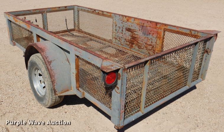 image for item EX9698 Shop built utility trailer