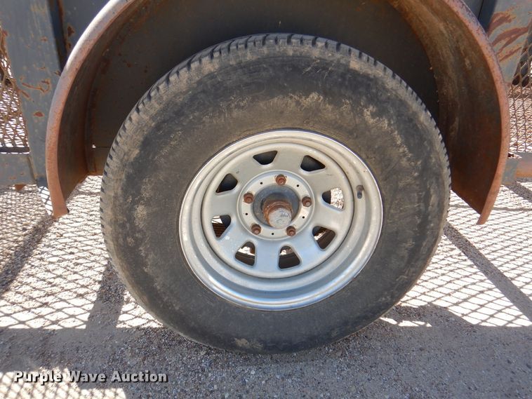 image for item EX9698 Shop built utility trailer