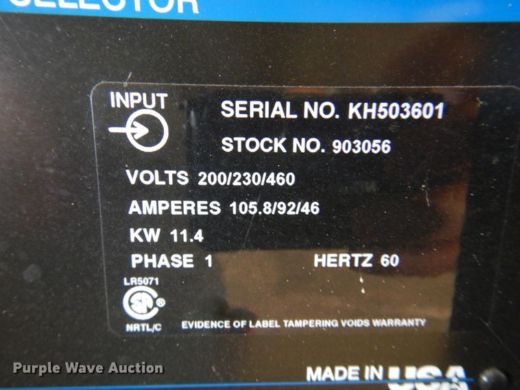 image for item EX9701 Miller Syncrowave 250  welder