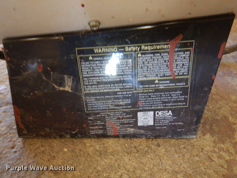 image for item EX9703 (2) portable heaters