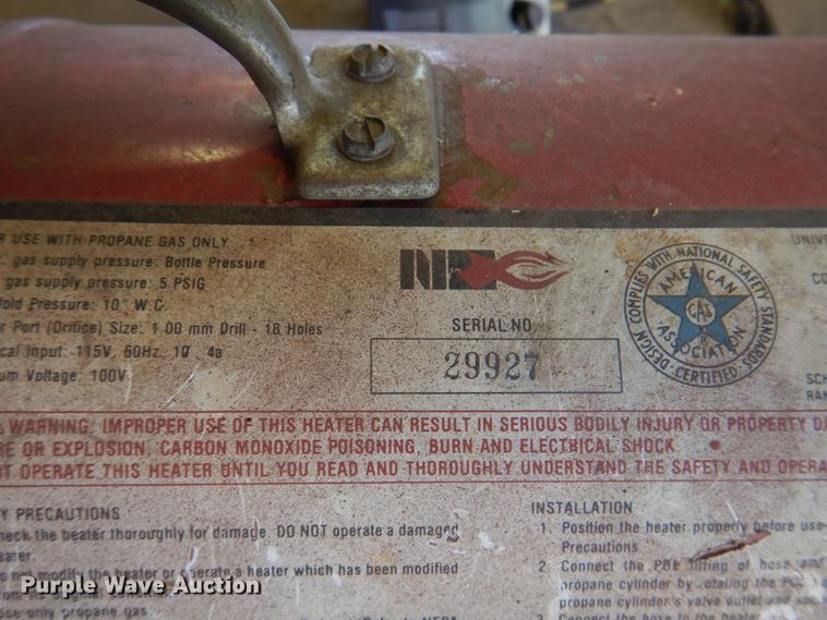 image for item EX9703 (2) portable heaters