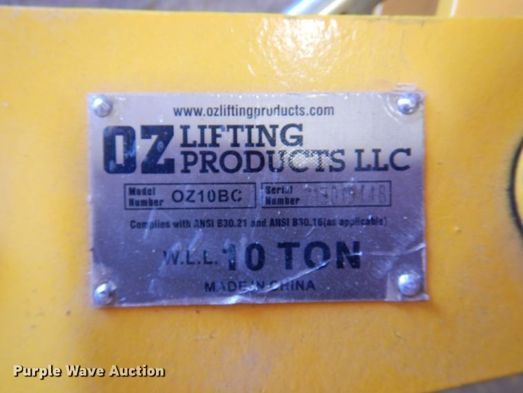 image for item EX9727 Lifting equipment