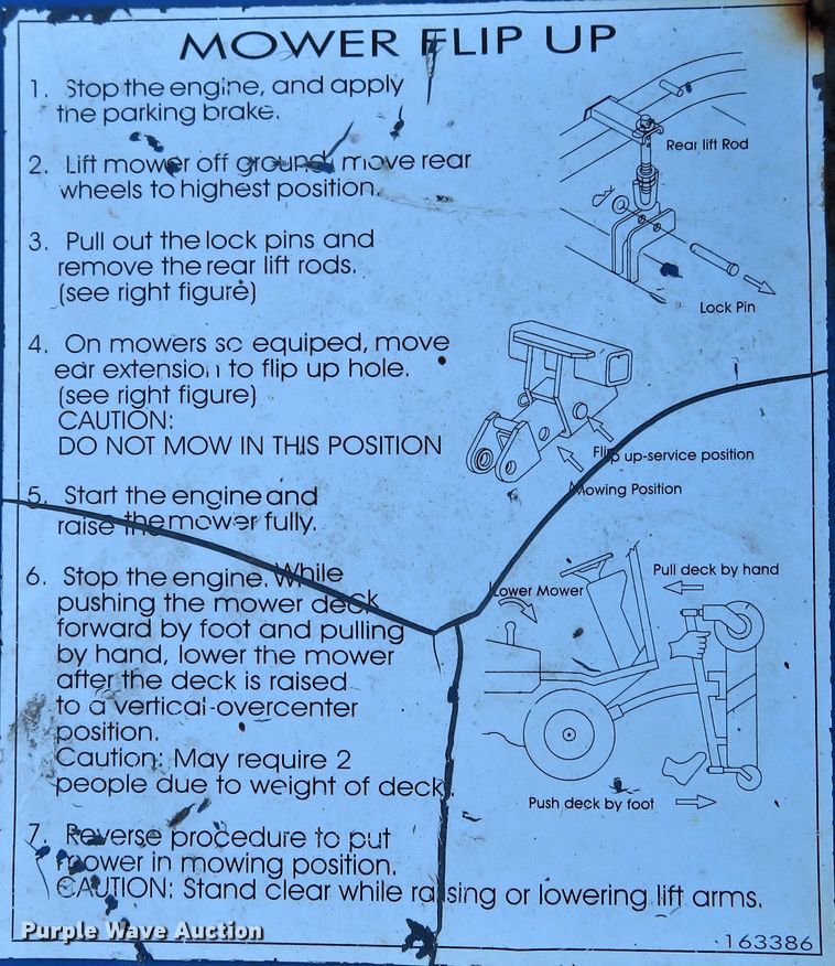image for item FP9416 New Holland MC35  lawn mower