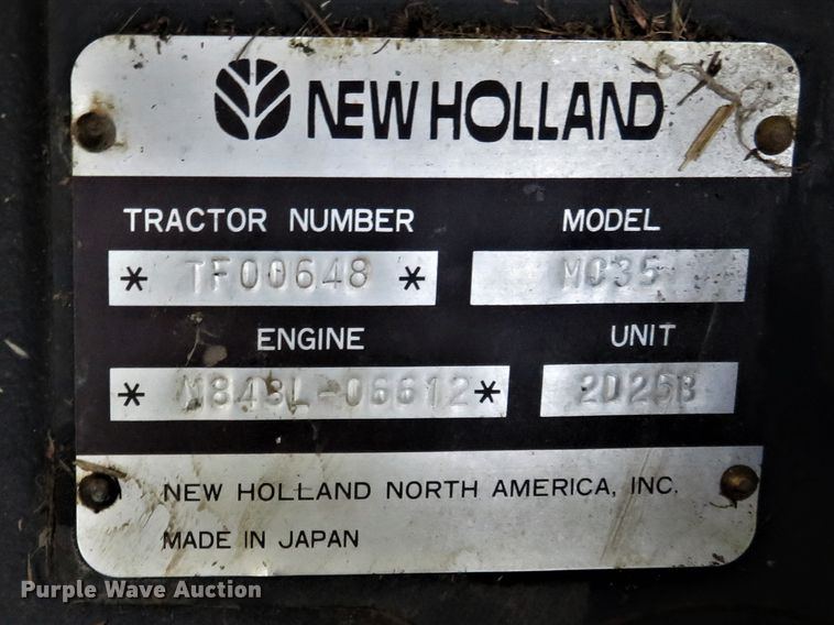 image for item FP9416 New Holland MC35  lawn mower