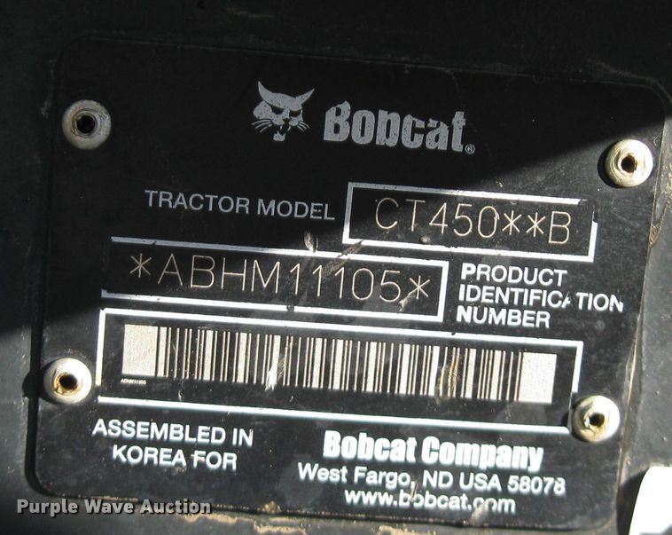 image for item FW9051 Bobcat CT450  MFWD tractor