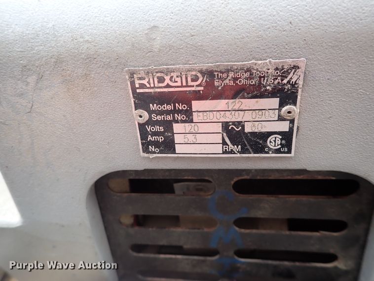 image for item IB9069 (4) Ridgid copper cutting machines