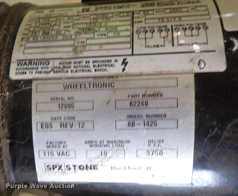 image for item IB9078 Wheeltronic AB-1425  platform lift