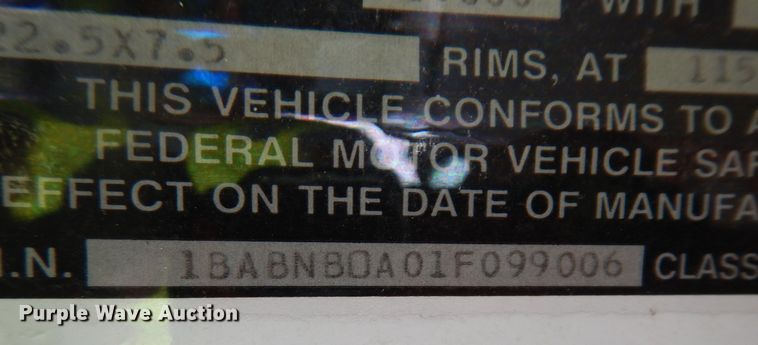 image for item IK9504 2001 Blue Bird All American  school bus