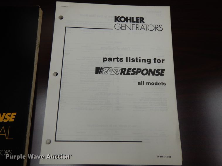 image for item IK9506 Kohler Fast Response  generator