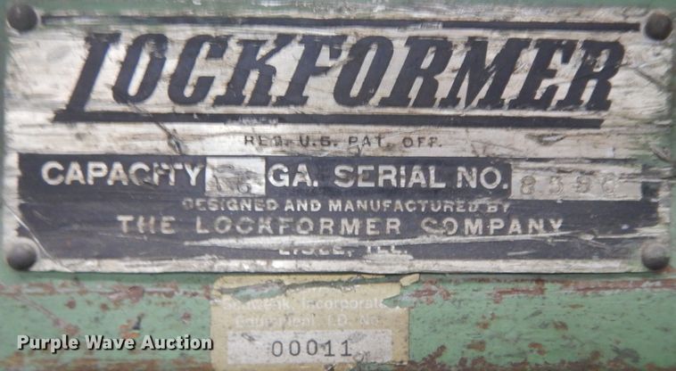 image for item IK9511 Lockformer  row former