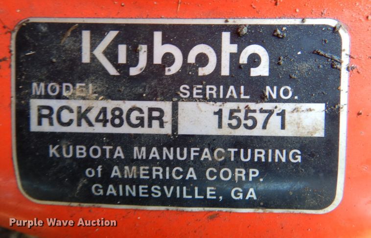 image for item IR9179 Kubota GR2/10-48  lawn mower