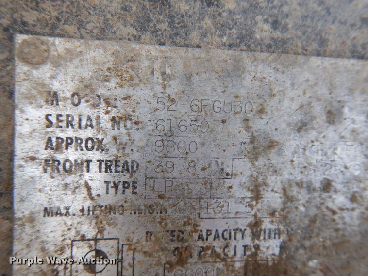 image for item JQ9301 Toyota 52-6FGU30  forklift