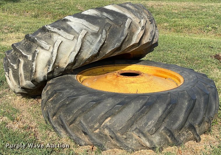 image for item JQ9507 (2) Power Mark 18.4-38 tires and wheels