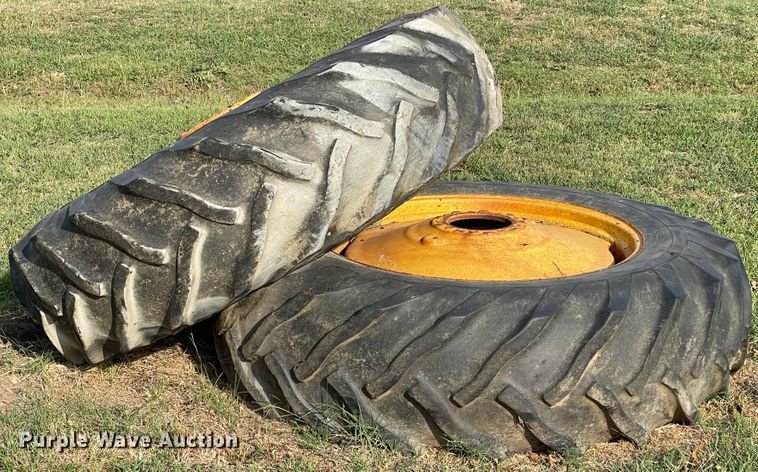 image for item JQ9507 (2) Power Mark 18.4-38 tires and wheels