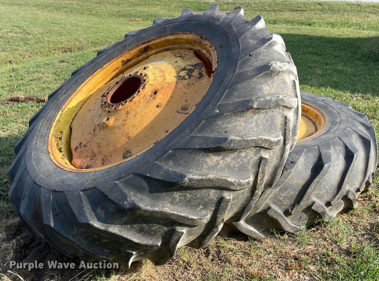 image for item JQ9507 (2) Power Mark 18.4-38 tires and wheels