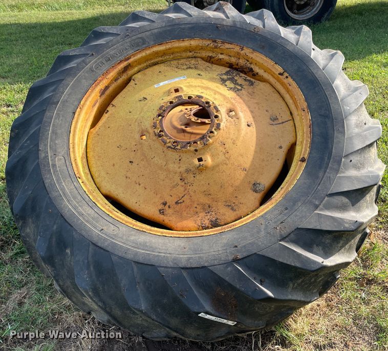 image for item JQ9507 (2) Power Mark 18.4-38 tires and wheels