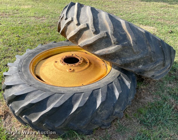 image for item JQ9507 (2) Power Mark 18.4-38 tires and wheels