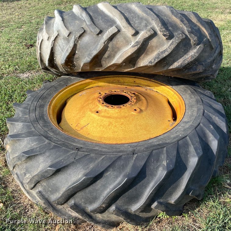 image for item JQ9507 (2) Power Mark 18.4-38 tires and wheels