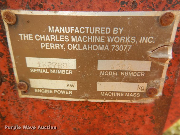 image for item JT9519 Ditch Witch 3610  trencher