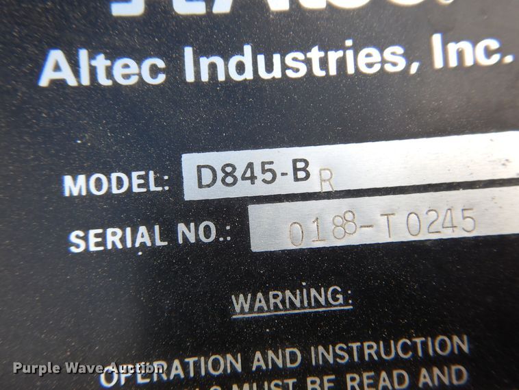 image for item JT9521 1988 Ford F800  digger derrick truck