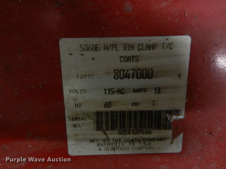 image for item JT9527 RHM Clamp 5060E tire machine