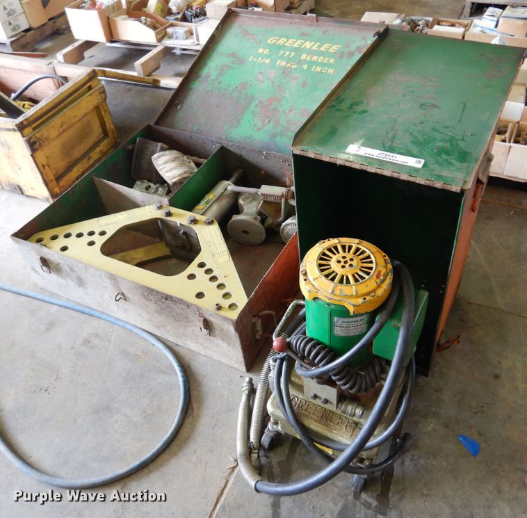 image for item JT9541 Greenlee 777 pipe bender