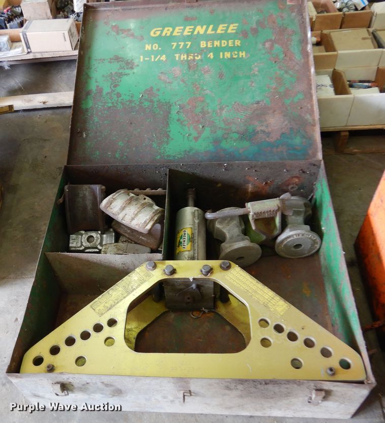 image for item JT9541 Greenlee 777 pipe bender