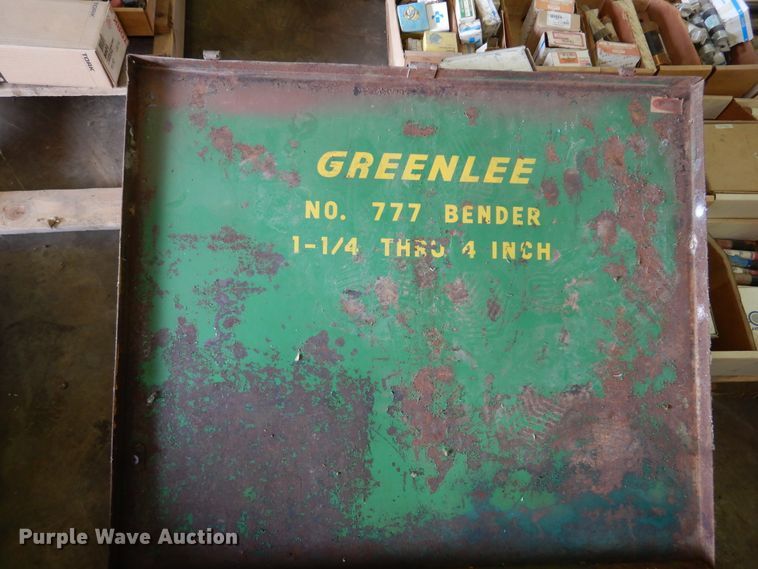 image for item JT9541 Greenlee 777 pipe bender