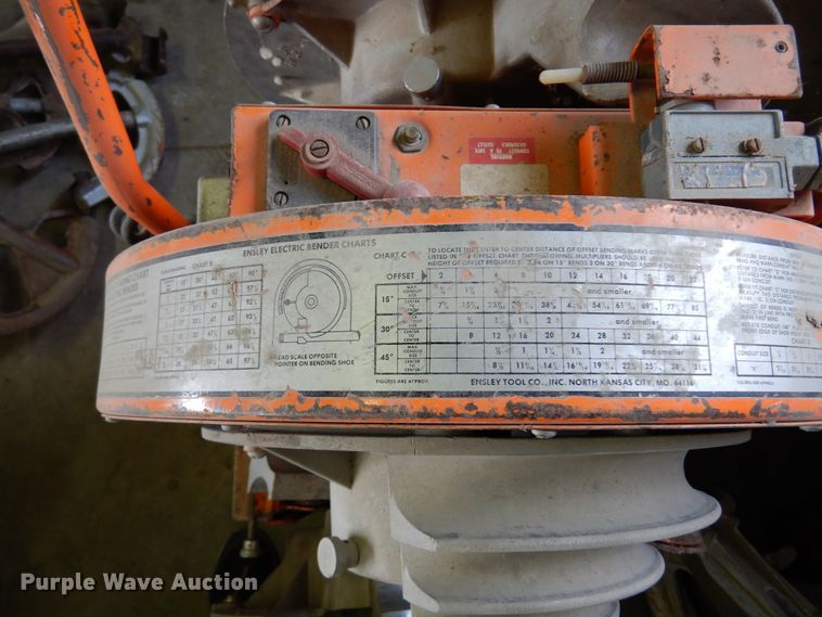 image for item JT9546 Ensley  pipe bender