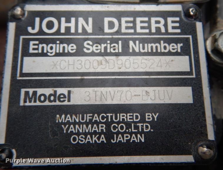 image for item KI9476 2010 John Deere 850D  utility vehicle