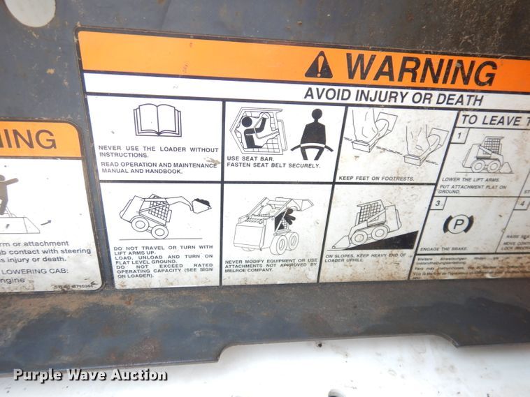 image for item KP9800 1998 Bobcat 863  skid steer loader